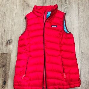 Patagonia Red / Pink Puffer Vest